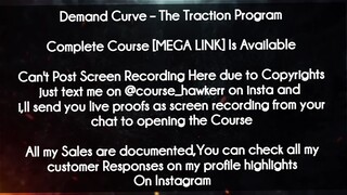 Demand Curve course  - The Traction Program download