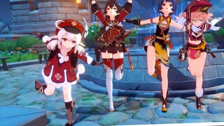 Is standing on one foot exclusive to cute girls?