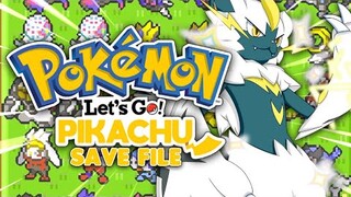 Pokemon Lets Go Pikachu V2.0 GBA (My Save File Download) All Legendary, All Starter,& Gen 8