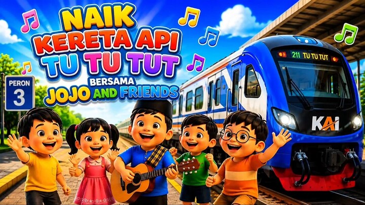 Lagu anak naik kereta api tu tu tut | jojoandfriends | Lagu anak indonesia ( kids song )