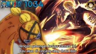 FULL OP 1034 || QUEEN TEWAS❓❗ SANJI MENCINCANG TUBUH QUEEN MENJADI 8 BAGIAN JURUS DEWA IBLISNYA