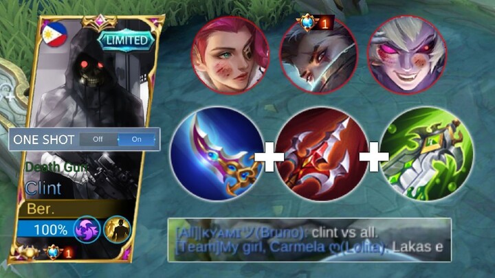 MY TEAMMATES GOT AMAZED TO MY ONE SHOT CLINT! | TOP 1 GLOBAL CLINT 2022 BEST BUILD🔥 | MLBB