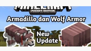 Armadillo dan wolf armor minecraft pe