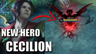 New Hero Cecilion Embrace Night 🟢 MLBB