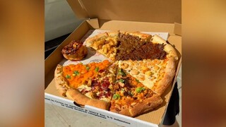 Eight flavors of pizza on one pie—this popular pizzeria on the streets of New York has truly won my 