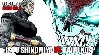 Episode 11 Kaiju No 8 - Kafka Hibino Ditangkap Pertarungan Epik Kaiju No 8 Melawan Isao Shinomiya!
