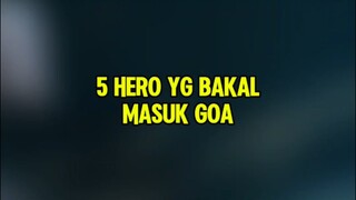 5 Hero yang bakal masuk goa setelah update patch mendatang  #updatepatchmlbb #MLBBxSpongeBob #MLBB
