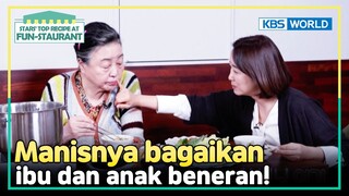 [IND/ENG] Orang yang dianggap Yoosun bagai ibu kandungnya! | Fun-Staurant | KBS WORLD TV 240318