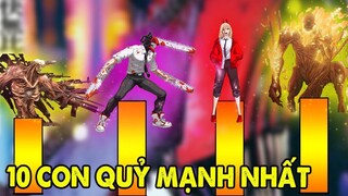 Xếp Hạng 10 Con Quỷ Mạnh Nhất Chainsaw Man, Quỷ Cưa Chỉ Top 2