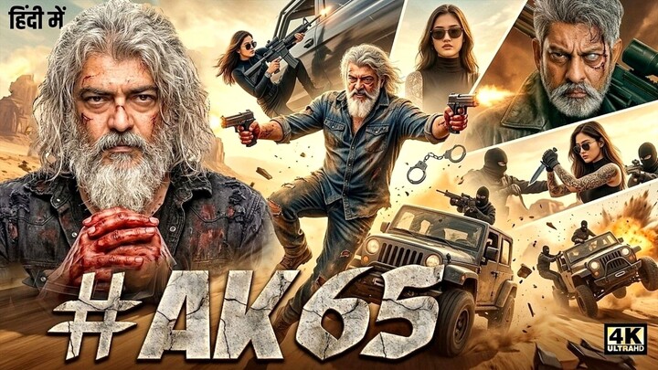 AK65 (2026) Full Movie Hindi Dubbed 🔥 Ajith Kumar’s Power-Packed Action Thriller | South Movie HD