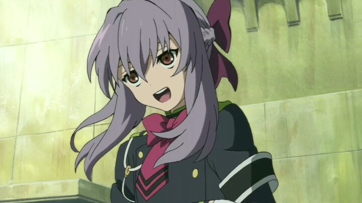 Hiiragi Shinoa: "Saya bisa tertawa sepanjang hari."