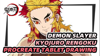 Kyojuro Rengoku | Procreate Tablet Drawing_1