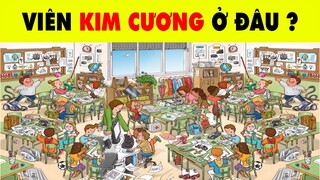 Nếu Tìm Được Những Viên Kim Cương Trong Các Câu Đố Này Thì Chắc Chắn Bạn Sẽ Thành Tỉ Phú | Nhanh Trí