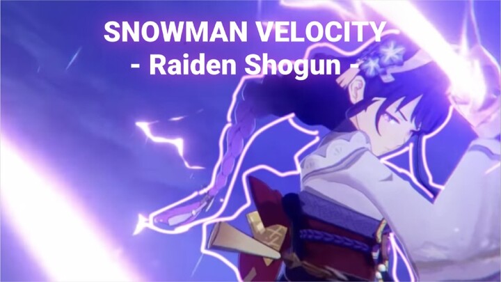 AMV PERTAMA KALI BELAJAR BIKIN VELOCITY!!! RAIDEN SHOGUN