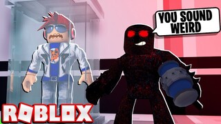 ROBLOX FLEE THE FACILITY... But IF I Get Hit, MY VOICE GETS HIGHER!