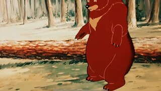 1949 Soviet 4K HD old animation "White-eyed Wolf": A kind-hearted doe saves a male wolf