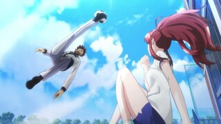 Yuuya saves Kaede with a Bicycle Kick | Level Up Wa Jinsei Wo Kaeta Episode 4