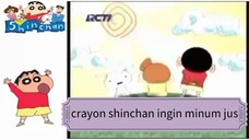 crayon shinchan ingin minum jus