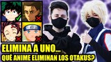 ELIMINA 1 ANIME : NARUTO SHIPPUDEN , KIMETSU NO YAIBA , SHINGEKI NO KYOJIN Y BOKU NO HERO ACADEMIA