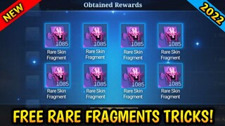 RARE FRAGMENT TRICKS! BUY ANY SKIN IN FRAGMENT SHOP UPDATE (2022) - MOBILE LEGENDS