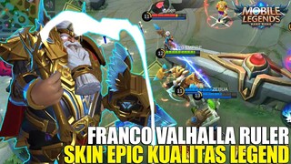 GARA2 TERLALU SOMBONG PAKAI SKIN EPIC FRANCO VALHALLA RULER - AUTO KENA COMEBACK! MOBILE LEGENDS