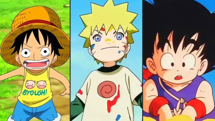 Luffy, Naruto, and Goku—whose childhood was the happiest?