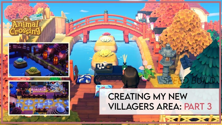 Creating My New Villagers Area - Part 3 (Speed Build) | Animal Crossing: New Horizons