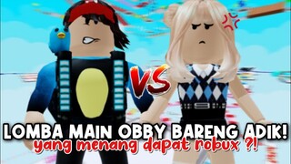 LOMBA BARENG ADIK LAGI?!🙀 YANG MENANG DAPAT ROBUX! | ROBLOX INDONESIA 🇮🇩 |
