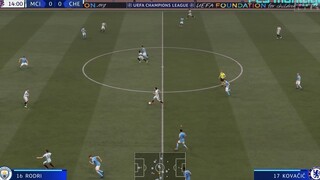 FIFA 21 - MANCHESTER CITY vs CHELSEA  Chung kết C1 kịch tính Hiệp 1