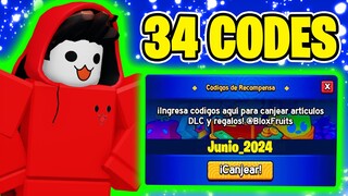 🚨 34 CODIGOS ACTIVOS DE BLOX FRUITS!! (JUNIO 2024) 🚨