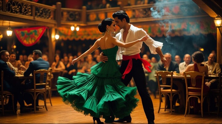 Dancing Rumba Flamenca