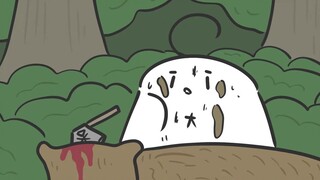 [Have you ever seen a wild man?] The forest is terrifying
