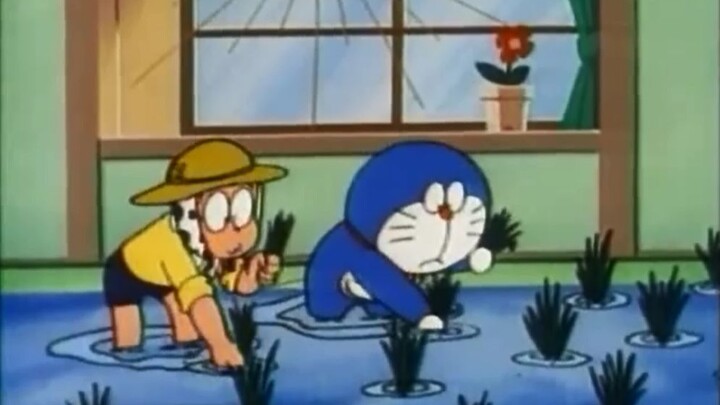The most popular episode of "Doraemon", growing rice in the room to make rice cakes