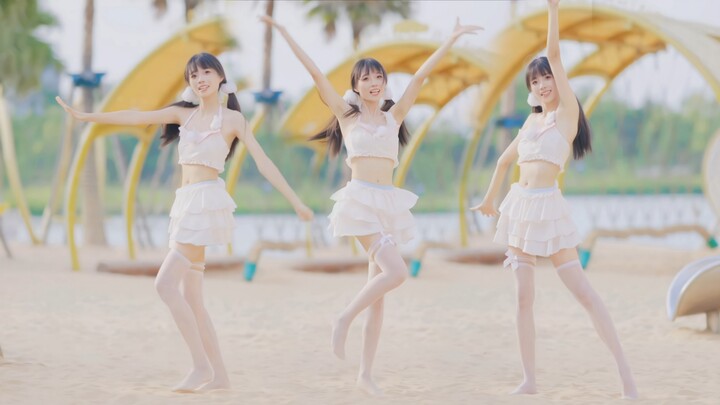 With summer smiles, 1, 2, Jump! Summer’s here!