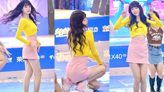 No-Heartbeat Challenge! Live Cam at the Shopping Mall's Performance Stage 💓 likey SANA's Center Posi