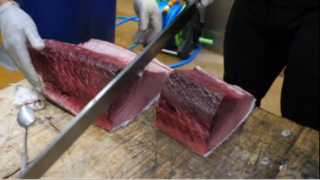 Sashimi cắt khúc Cá ngừ #amthuc #monngon