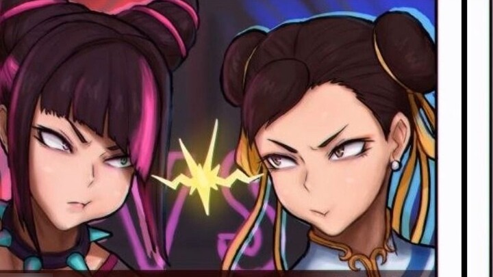 [Chunli x Julie] [Kamu bukan lagi gadis kecil~] (seorang murid mengeluh)