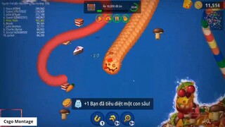 Worms Zone.io Rắn Săn Mồi #095 _ Noel tới rồi chơi rắn săn mồi thôi các bạn _ 20