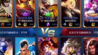 Master King of Glory, dengan server nasional Ma Chao dan anggota tim Raja Lanling server nasional me