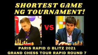 ANG BILIS NATAPOS! WHAT A MOVE! Paris Rapid and Blitz 2021 Raport vs Svidler