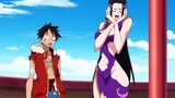 The more Luffy is injured, the more damage the Empress suffers! This love is overflowing the screen!