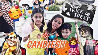 TRICK OR TREAT HAPPY HALLOWEEN "DAME CANDY" WITH BEBELYN, KHALEB & KHAREN