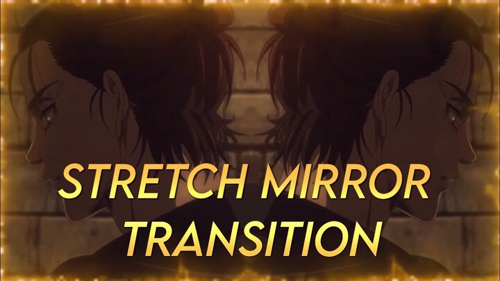 Tutorial Stretch Mirror Transition || Alight Motion