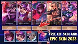 NEW KOF 2023! CLAIM YOUR FREE KOF SKIN AND EPIC SKIN + TICKET DRAWS! FREE SKIN! | MOBILE LEGENDS