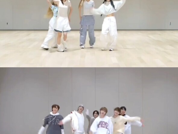 หลี่ โทสต์ พล็อตทวิสต์ ห้องซ้อมพร้อมหน้าจอเดียวกัน [illit][tws]