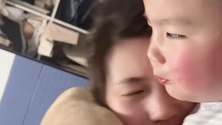Kids are so clingy—real little monkeys!