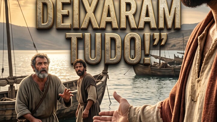 JESUS CHAMOU OS PRIMEIROS DISCÍPULOS! ELES DEIXARAM TUDO PARA SEGUI-LO