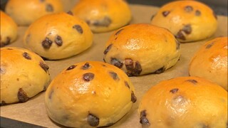 Chocolate chip brioche_Bánh mì bơ socola chip mềm xốp thơm ngon_Bếp Hoa