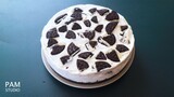 โอรีโอชีสเค้ก วิธีง่ายๆ ไม่อบ ไม่ใส่เจลาติน ใช้ครีมชีสทำเอง No Bake Oreo Cheesecake | Pam Studio
