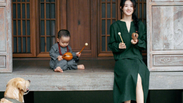 A new way to chase stars in a roundabout way, my son took me to see Zhao Liying!